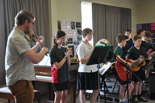 Irish Band at Grey Power Concert