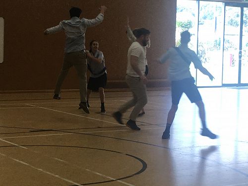 Staff vs Student Tchoukball 14/08/20