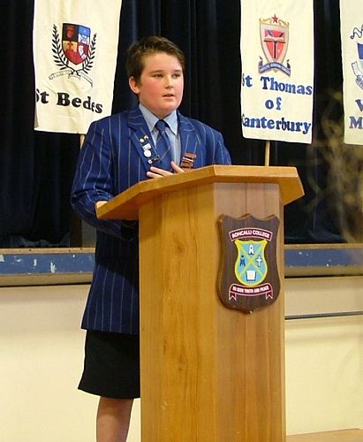 Daniel Fogarty placed third in the impromptu