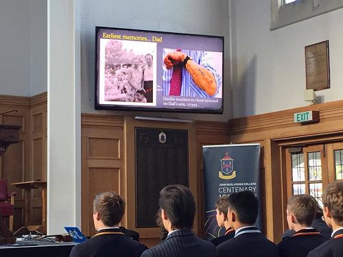 New Zealand Holocaust Centre Visit to John McGlashan College