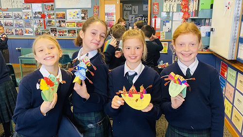 Year 5 Dragon boat craft