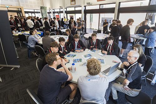 The speed dating event allowed time for networking with many careers options.