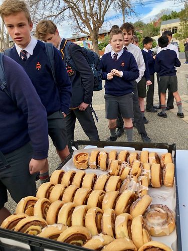 'Schneckennudeln' from Germany - always a crowd pleaser!