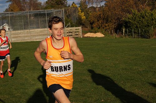 Peter Sewell shows his form in the Primary cross country