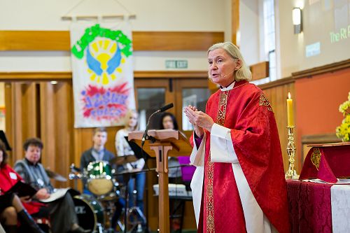 Bishop Victoria leading Confirmation service 2014