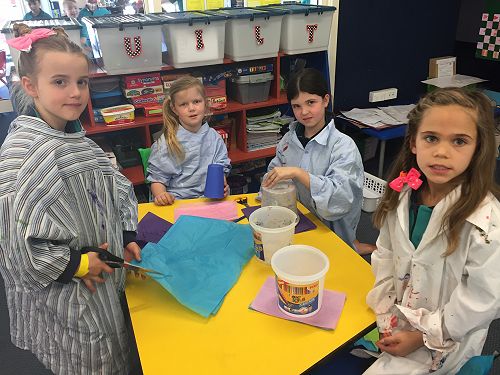 Tissue paper flowers