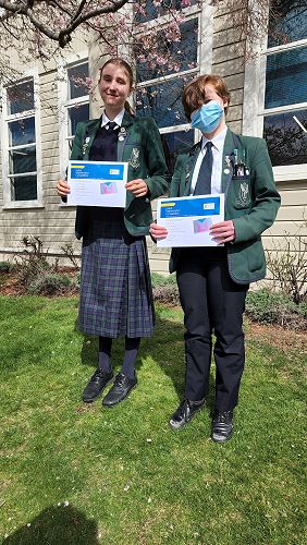 Otago University Junior Maths Competition 2022 Credit Awards Year 11