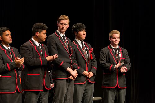 Sanjay Phal, Funaki Tangitau, Oliver Davidson, Justin Lee and Ben Mattingly