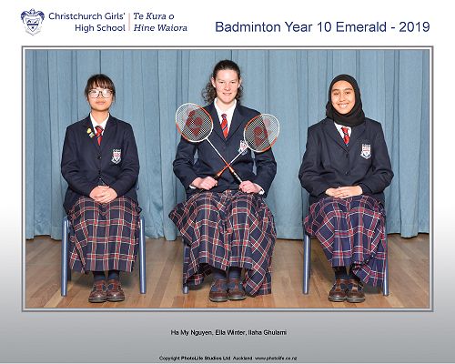 Badminton Year 10 Emerald - 2019