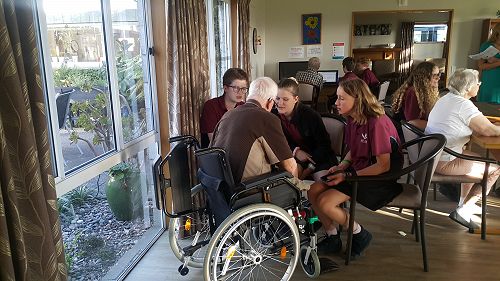 'Tea and Tech' at Otumarama Rest Home