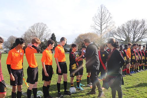 Liam Weston (third from left)