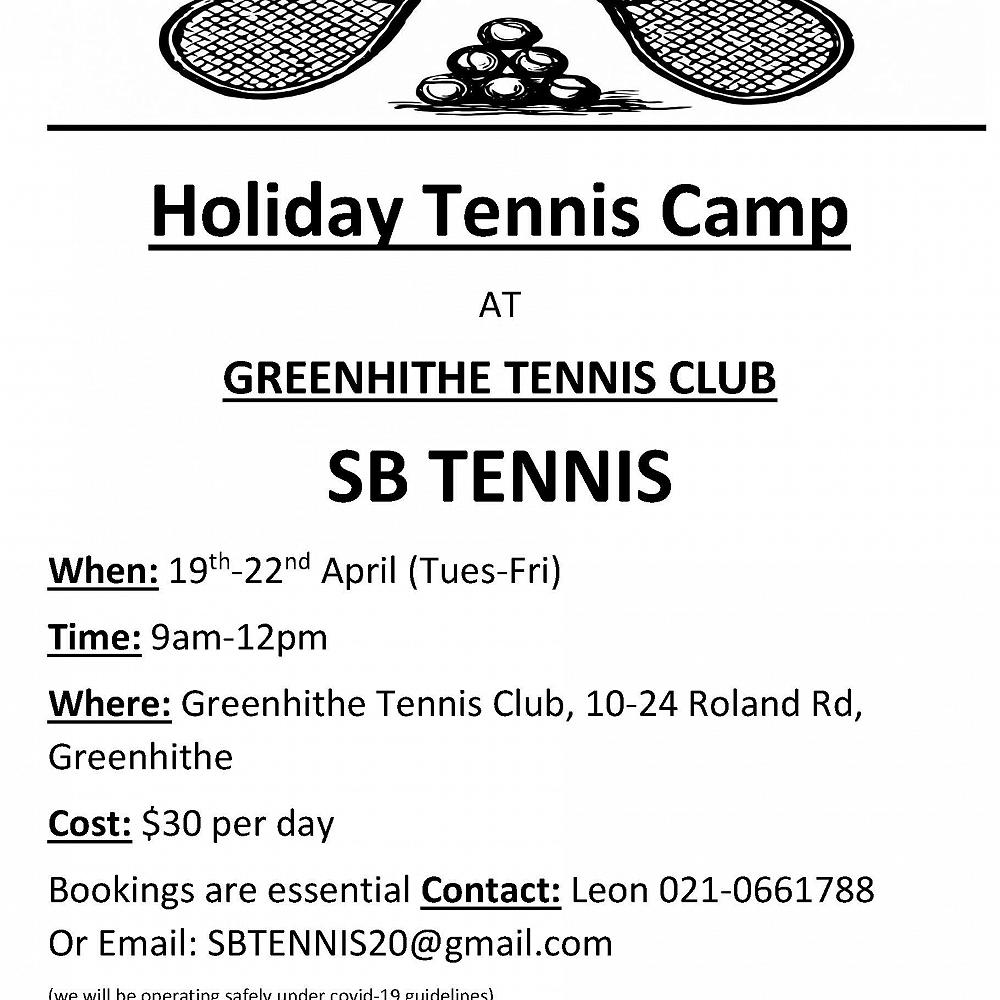 April Holiday Tennis Camp
