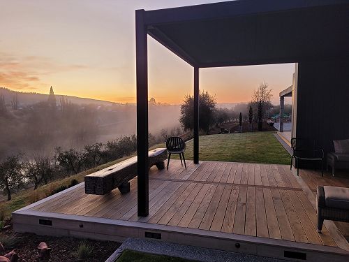 Foggy morning on the Clutha River at Clyde