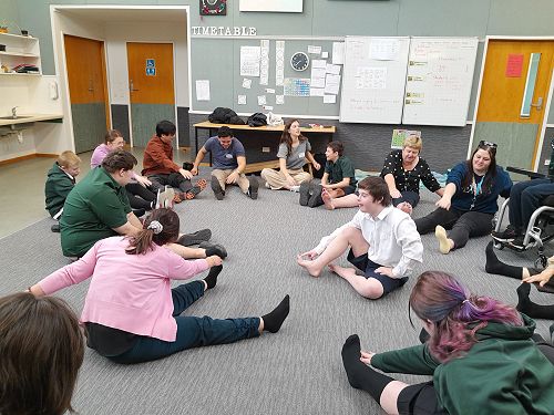 3rd Year Medical Students got a chance to talk with our staff in the Whare Ako and join in on a morning Yoga Session.