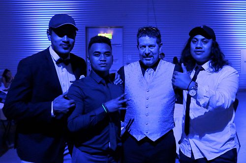 Richmond Patea, Sebastian Pelenato, Brendan Biggs and Tyran Taugofie.