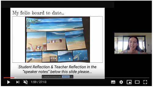 Online painting lesson March 2020