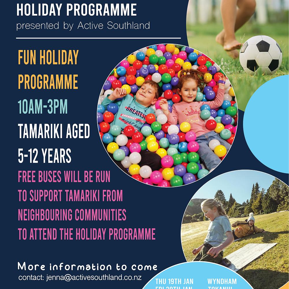 Southland District Council Holiday Programme!