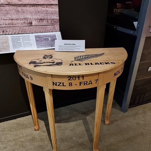 Joinery Project on Display at the NZ Rugby Museum