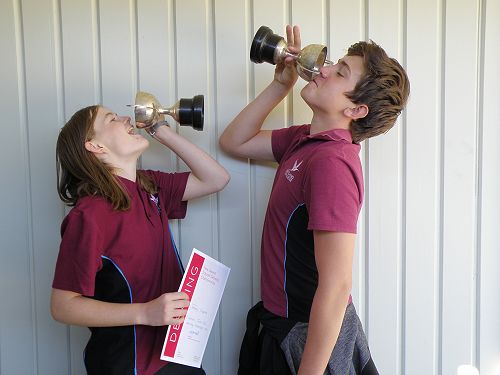 Ah, the sweet taste of success!