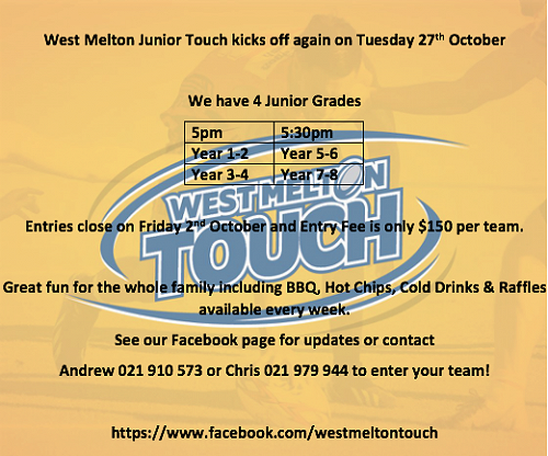West Melton Touch Competition