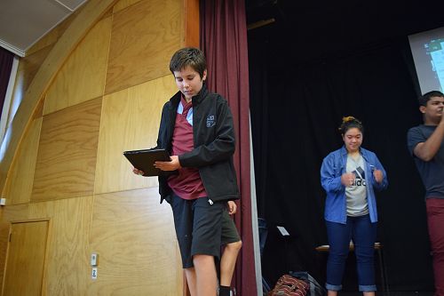 Blade wins a laptop.