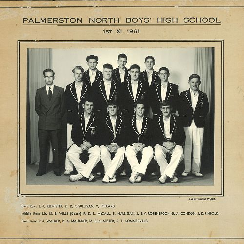 1961 PNBHS 1st XI Cricket Team 