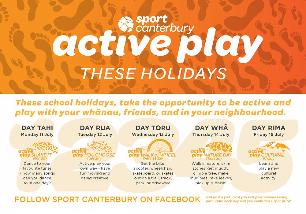 Sport Canterbury Active Play these holidays
