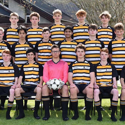 Boys second XI football team 2018
