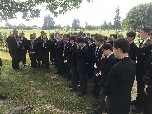 Tihoi intake 2020/1 being briefed on what to expect by Headmaster Grant Lander