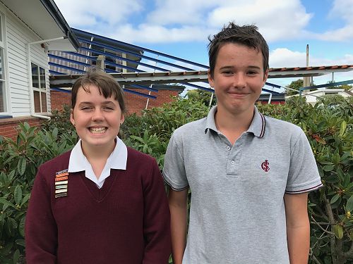 Bronte Perriam and Ben Donaldson