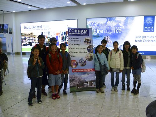 Japanese Students enjoying school life at Cobham and activities around Christchurch