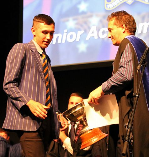 YEAR 12 BROTHER J G RODGERS MEMORIAL CUP - YEAR 12 ACADEMIC EXCELLENCE - Caleb Stewart