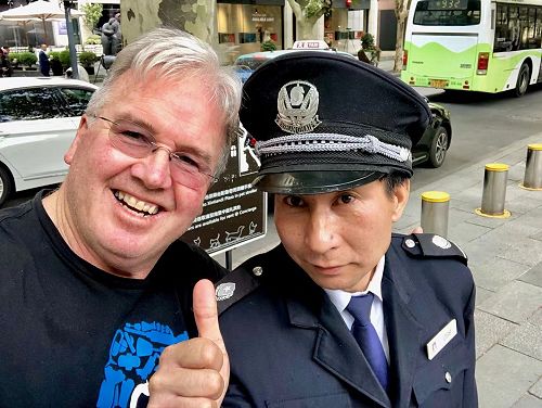 Trevor Burkhart makes friends easily. 