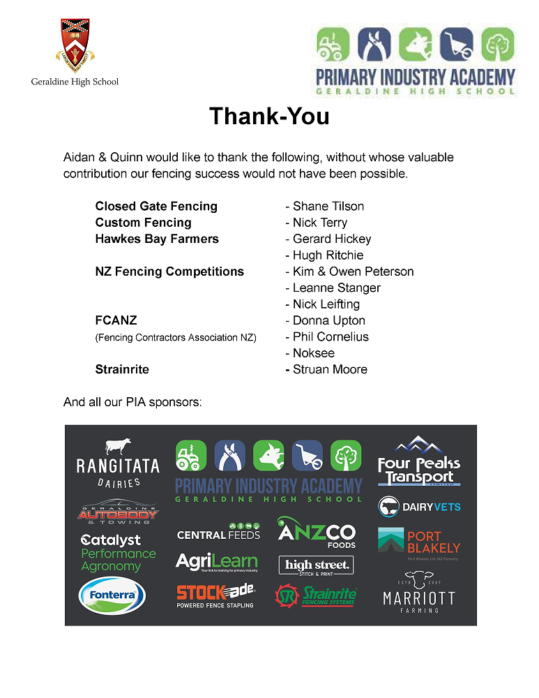  Geraldine High School