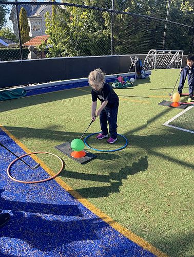 Golf lessons were so much fun