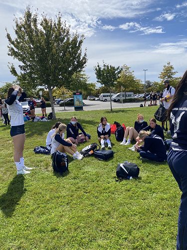 Arriving at Pioneer Stadium before our first game