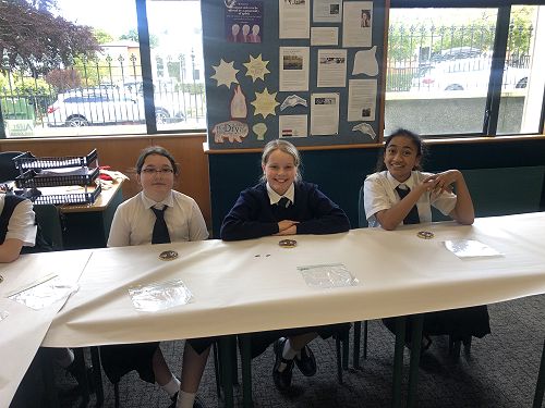 Years 4-6 with their creations.