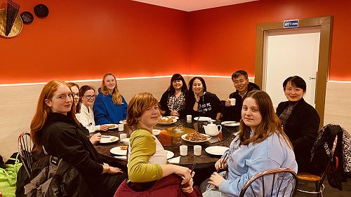 Dinner at Chinese restaurant