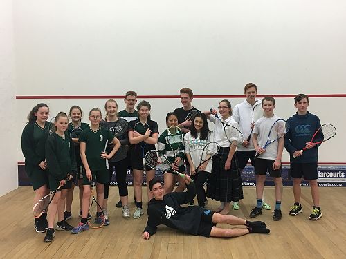 The 2017 Burnside HS Squash Teams
