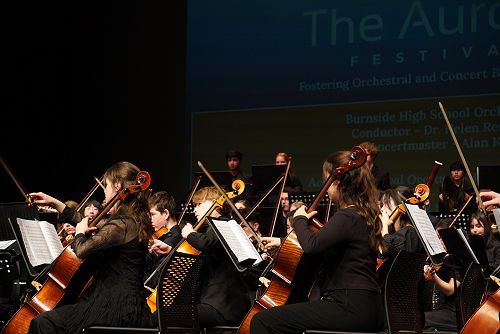 BHS Orchestra at the Aurora Festival
