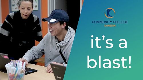 Video: It's a blast!  Listen to what our students say at Community College Dunedin.