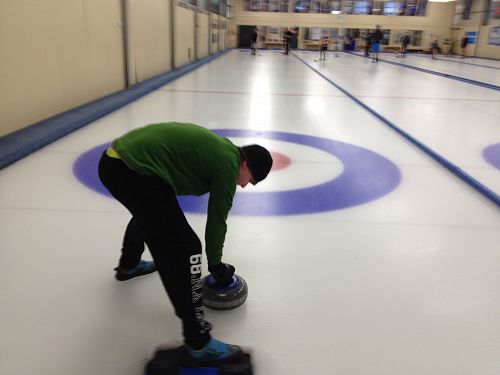 Hugh Ross warming up - Yr 11 Camp 2016