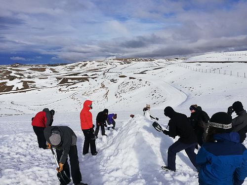 X-Country Skiing and Snowcaving