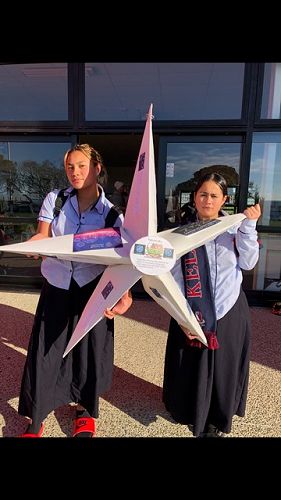 Jahlissa and Catherine celebrate Matariki