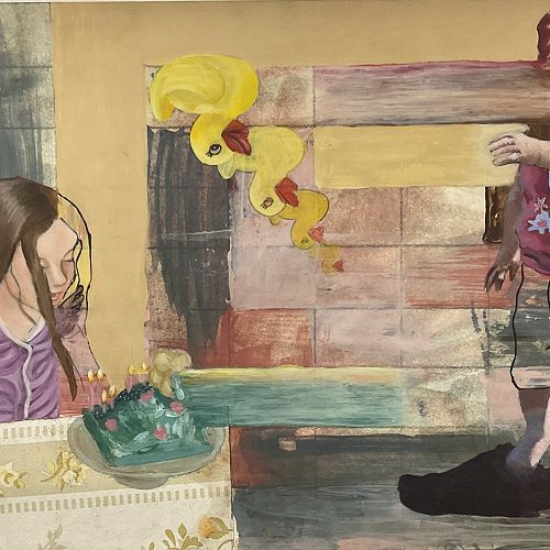 Madeline Hann's successful painting