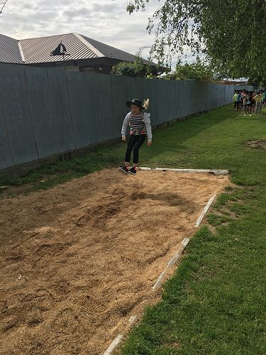 Kylah flying high in long jump