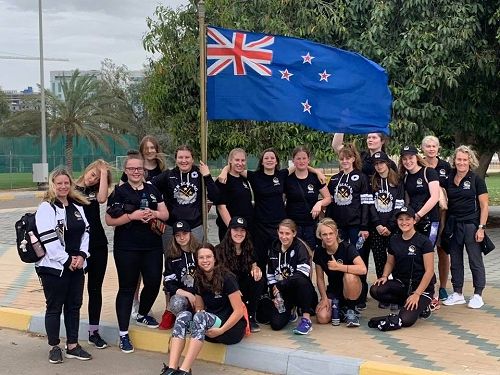 Under 18 New Zealand Ice Hockey team photo