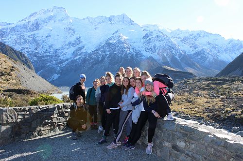 On the way to view the Mueller and Hooker glaciers