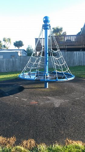 Rotating frame you can climb on or take a spin in 