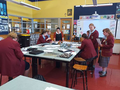 Mural painting Flex with Miss Wheeler